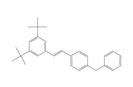 Benzene, 1-[2-[3,5-bis(1,1-dimethylethyl)phenyl]ethenyl]-4-(phenylmethyl)-, (E)-