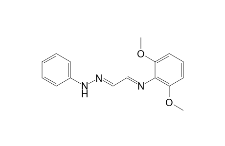 Acetaldehyde, [(2,6-dimethoxyphenyl)imino]-, phenylhydrazone