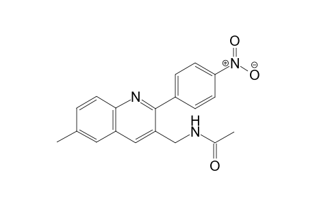 N-[6-Methyl-2-(nitro-phenyl)-quinolin-3-ylmethyl]-acetamide