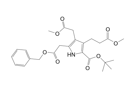4-(2-Methoxy-2-oxoethyl)-3-(3-methoxy-3-oxopropyl)-5-(2-oxo-2-phenylmethoxyethyl)-1H-pyrrole-2-carboxylic acid tert-butyl ester
