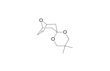 8-Oxabicyclo[3.2.1]oct-6-ene-3-spiro-2'-5',5'-dimethyl-1',3'-dioxane