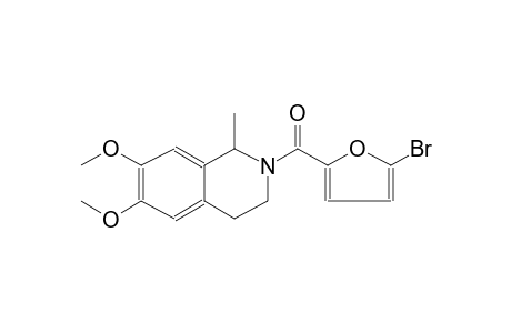 isoquinoline, 2-[(5-bromo-2-furanyl)carbonyl]-1,2,3,4-tetrahydro-6,7-dimethoxy-1-methyl-