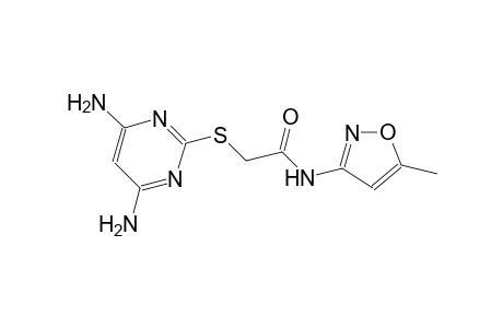 2-[(4,6-diamino-2-pyrimidinyl)sulfanyl]-N-(5-methyl-3-isoxazolyl)acetamide