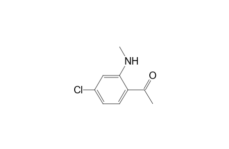 1-[4-chloranyl-2-(methylamino)phenyl]ethanone