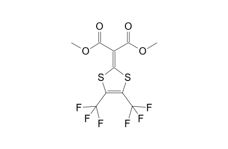 Dimethyl 2-[4',5'-bis((trifluoromethyl)-1',3'-dithiol-2'-ylidene ] malonate