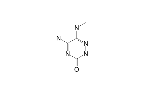 5-AMINO-6-METHYLAMINO-AS-TRIAZIN-3(2H)-ONE