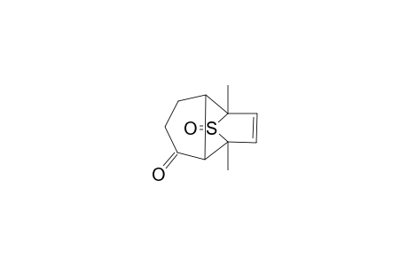 1,7-dimethyl-10-thiatricyclo[5.2.1.1.0(2,6)]dec-8-en-3-one 10-Oxide
