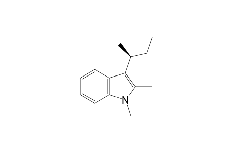 1,2-Dimethyl-3-(1'(S)-methylpropyl)indole