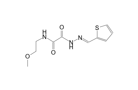 acetic acid, [(2-methoxyethyl)amino]oxo-, 2-[(E)-2-thienylmethylidene]hydrazide