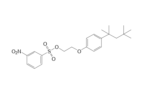 m-nitrobenzenesulfonic acid, 2-[p-(1,1,3,3-tetramethylbutyl)phenoxy]ethyl ester