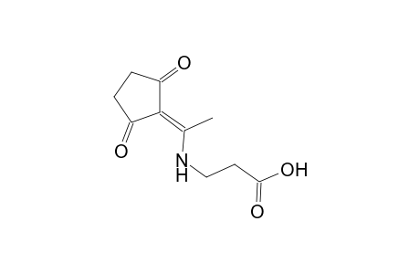 N-[1-(2,5-dioxocyclopentylidene)ethyl]-beta-alanine
