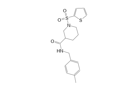 N-(4-methylbenzyl)-1-(2-thienylsulfonyl)-3-piperidinecarboxamide