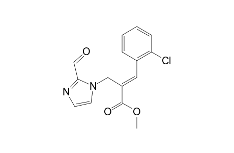 Methyl 3-(o-chlorophenyl)-2-[2'-formyl-1H-imidazol-1'-yl)methyl]-acrylate