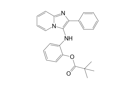 N-(2-(2,2-Dimethyl-1-oxopropoxy)phenyl)-2-phenylimidazo[1,2-a]pyridin-3-amine