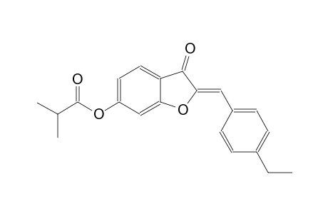propanoic acid, 2-methyl-, (2Z)-2-[(4-ethylphenyl)methylene]-2,3-dihydro-3-oxobenzofuranyl ester