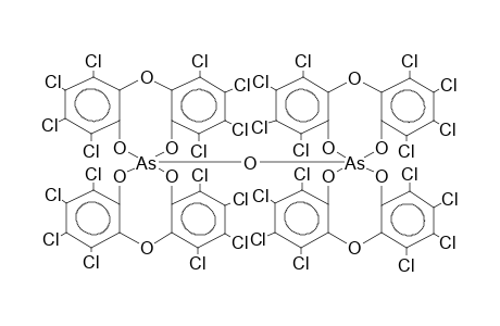 8-OXABIS{2,3:5,6:10,11:13,14-TETRE(2,3,4,5-TETRACHLOROBENZO)-1,4,7,9,12,15-HEXAOXA-8-ARSASPIRO[7.7]PENTADECANE