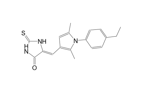 (5Z)-5-{[1-(4-ethylphenyl)-2,5-dimethyl-1H-pyrrol-3-yl]methylene}-2-thioxo-4-imidazolidinone
