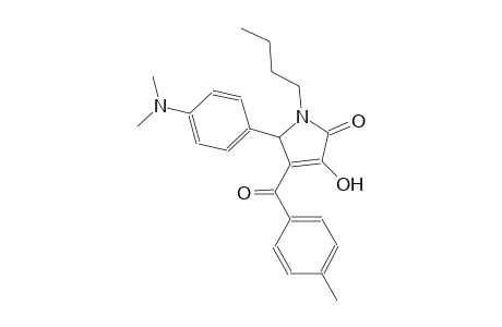 1-butyl-5-[4-(dimethylamino)phenyl]-3-hydroxy-4-(4-methylbenzoyl)-1,5-dihydro-2H-pyrrol-2-one