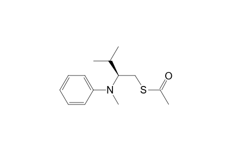 (S)-N-Methyl-N-phenyl-2-amino-3-methyl-1-thiolacetybutane