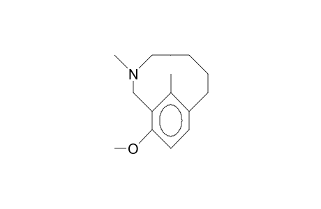 2-Aza-11-methoxy-2,13-dimethyl-(7)metacyclophane