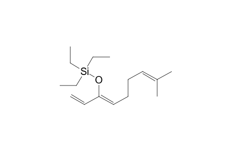 Silane, [(1-ethenyl-6-methyl-1,5-heptadienyl)oxy]triethyl-, (Z)-