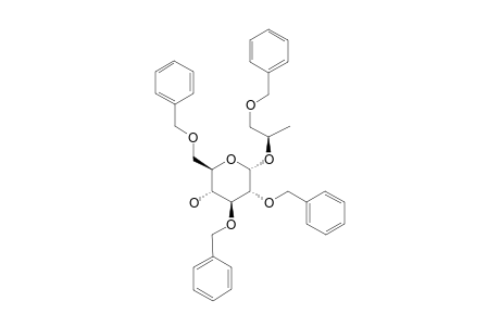 1-O-BENZYL-2-O-(2,3,6-TRI-O-BENZYL-ALPHA-D-GLUCOPYRANOSYL)-3-DEOXY-(2R)-GLYCEROL