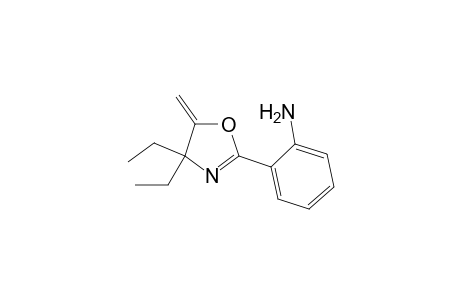 2-(4,4-diethyl-5-methylene-2-oxazolyl)aniline