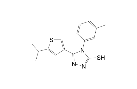 5-(5-isopropyl-3-thienyl)-4-(3-methylphenyl)-4H-1,2,4-triazol-3-yl hydrosulfide