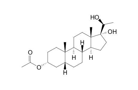 5β-pregnane-3α,17,20α-triol, 3-acetate