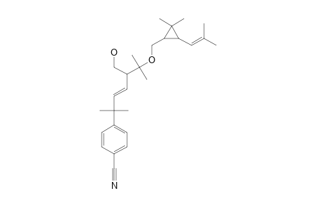 (E)-5-(PARA-CYANOPHENYL)-2-[1-(2,2-DIMETHYL-3-(2-METHYL-1-PROPENYL))-CYCLOPROPYLMETHOXY-1-METHYLETHYL]-5-METHYL-HEX-3-ENOL