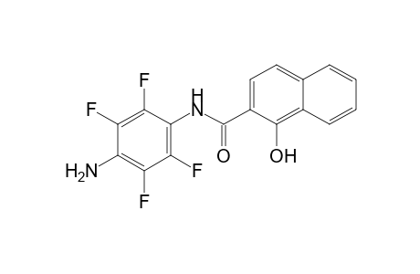 2-Naphthalenecarboxamide, N-(4-amino-2,3,5,6-tetrafluorophenyl)-1-hydroxy-