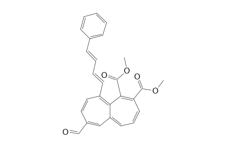 Dimethyl 9-formyl-6-[4'-phenylbuta-1',3'-dienyl]heptalene-4,5-dicarboxylate