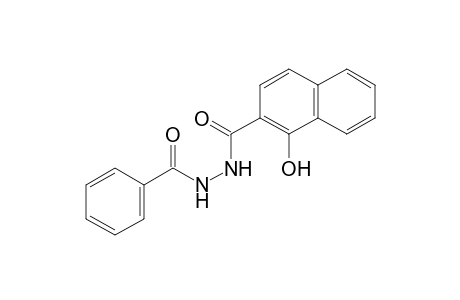 2-Naphthalenecarboxylic acid, 1-hydroxy-, 2-benzoylhydrazide