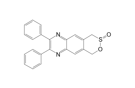 2,3-Diphenyl-8,9-dihydro-6H-8.landa.4-[1,2]oxathiino[4,5-g]quinoxalin-8-one, sultine