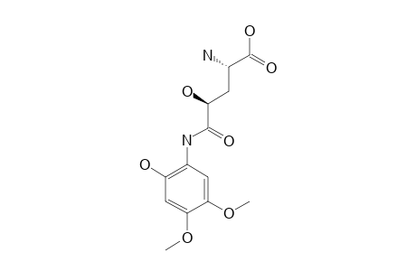 N-(2-HYDROXY-4,5-DIMETHOXYPHENYL)-(2S,4S)-GAMMA-HYDROXYGLUTAMIC-ACID