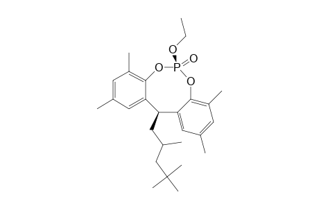 12H-Dibenzo[d,g][1,3,2]dioxaphosphocin, 6-ethoxy-2,4,8,10-tetramethyl-12-(2,4,4-trimethylpentyl)-, 6-oxide, trans-