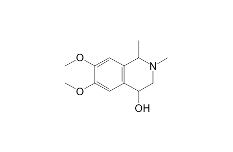6,7-Dimethoxy-1,2-dimethyl-3,4-dihydro-1H-isoquinolin-4-ol