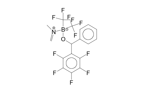 Methylmethyleneaminato[(pentafluorophenyl)(phenyl)methoxybis(trifluoromethyl)borinate