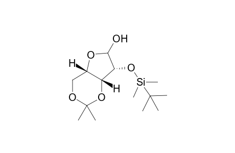 (4aS,7R,7aR)-7-(tert-butyldimethylsilyloxy)-2,2-dimethyltetrahydro-4H-furo[3,2-d][1,3]dioxin-6-ol