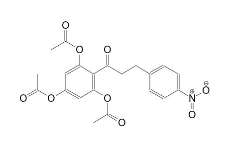 3,5-bis(acetyloxy)-2-[3-(4-nitrophenyl)propanoyl]phenyl acetate
