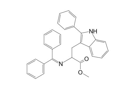Methyl 2-phenyl-N-(diphenylmethylene)-DL-tryptophanate