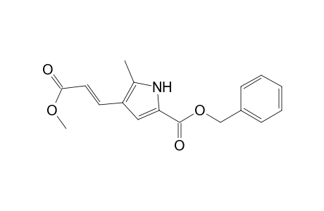 benzyl 4-[2-(methoxycarbonyl)vinyl]-5-methylpyrrole-2-carboxylate