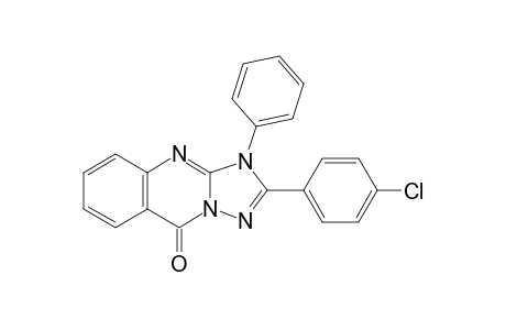 2-(4-Chlorophenyl)-3-phenyl-[1,2,4]triazolo[5,1-b]quinazolin-9-one