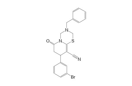 2H,6H-pyrido[2,1-b][1,3,5]thiadiazine-9-carbonitrile, 8-(3-bromophenyl)-3,4,7,8-tetrahydro-6-oxo-3-(phenylmethyl)-