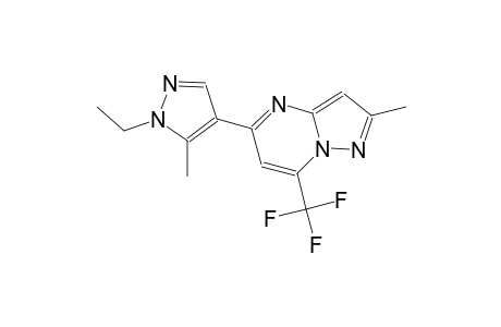5-(1-ethyl-5-methyl-1H-pyrazol-4-yl)-2-methyl-7-(trifluoromethyl)pyrazolo[1,5-a]pyrimidine