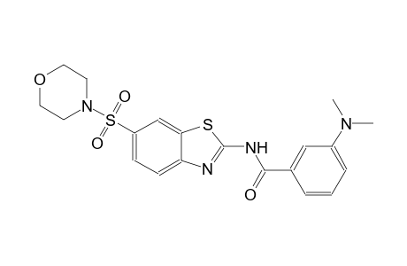 benzamide, 3-(dimethylamino)-N-[6-(4-morpholinylsulfonyl)-2-benzothiazolyl]-