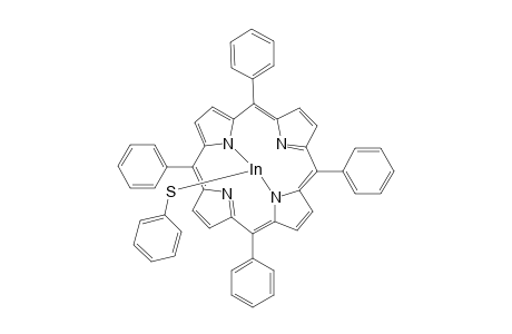 Indium, (benzenethiolato)[5,10,15,20-tetraphenyl-21H,23H-porphinato(2-)-N21,N 22,N23,N24]-, (SP-5-12)-
