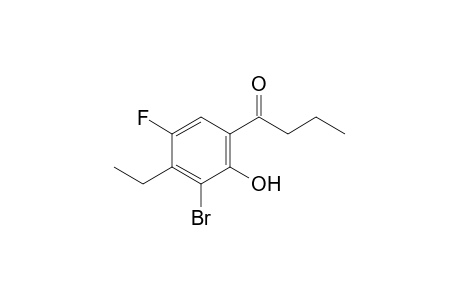 3'-bromo-4'-ethyl-5'-fluoro-2'-hydroxybutyrophenone