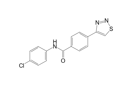 4'-chloro-4-(1,2,3-thiadiazol-4-yl)benzanilide