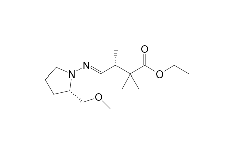 Ethyl (3R,2'S)-4-{[2'-(methoxymethyl)pyrrolidin-1'-yl]imino}-2,2,3-trimethylbutanoate